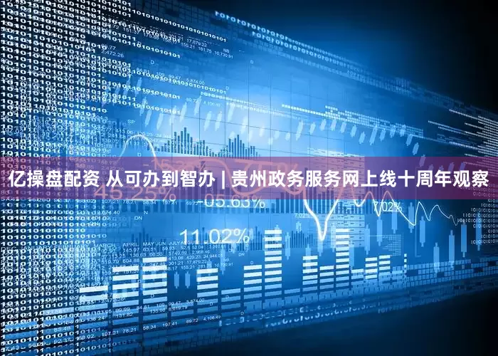 亿操盘配资 从可办到智办 | 贵州政务服务网上线十周年观察